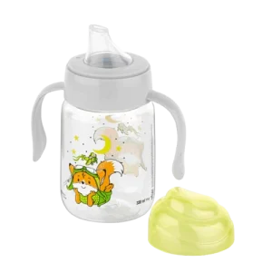 Tasses d'apprentissage à bec souple - GRIS