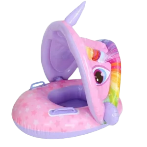 Bouée gonflable avec Pare-Soleil - Licorne