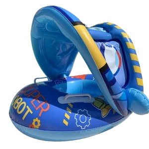 Bouée gonflable avec Pare-Soleil - Super robot