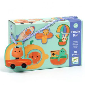 Puzzle Duo Véhicules – DJECO