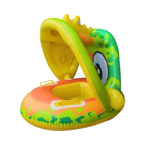 Bouée gonflable avec Pare-Soleil - Dinosaure