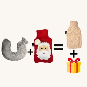 2 bouillottes achetées = 1 bouillotte offerte + 1 cadeau surprise