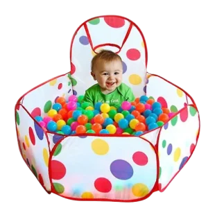 Parc de jeu + 50 balles colorées