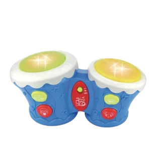 Tambour musical éducatif BLEU - HUANGER