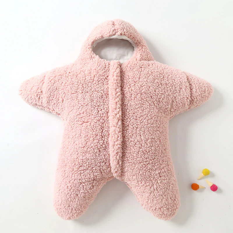 Sac de Couchage en Coton et Velours d’Agneau pour Bébé Fille et Garçon – Image 7