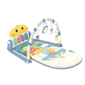 Tapis d'éveil gym et piano - Bleu - IBI-IRN