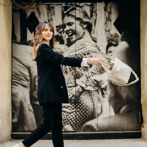 Zoé, le cabas XS en laine & lin