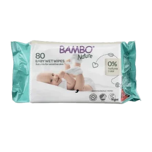 Bambo Nature lingettes Humides - 80 Pièces