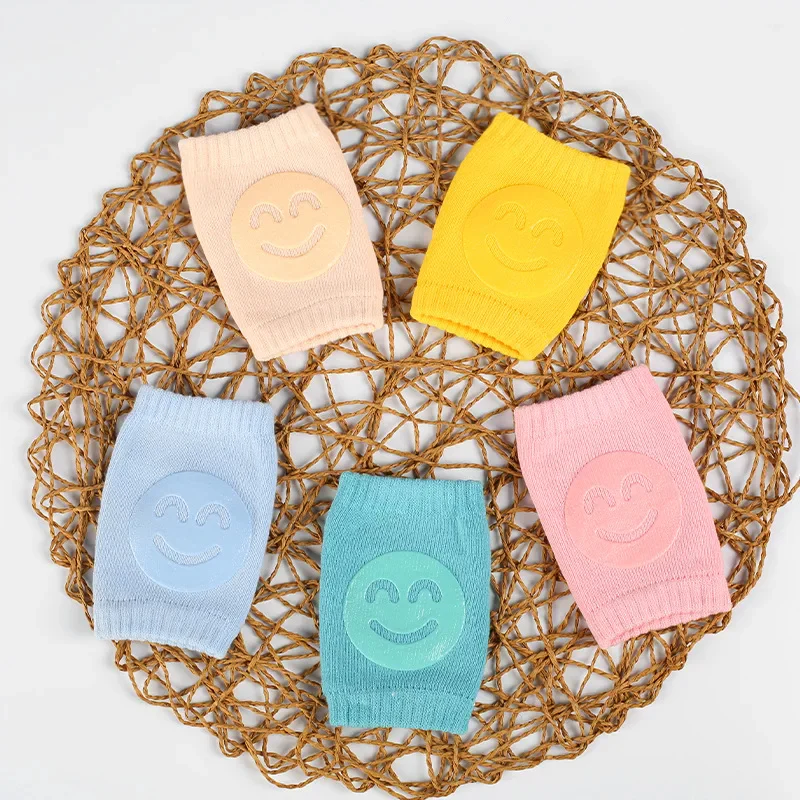 Chaussettes de protection des genoux Leggings avec visage souriant – Image 5