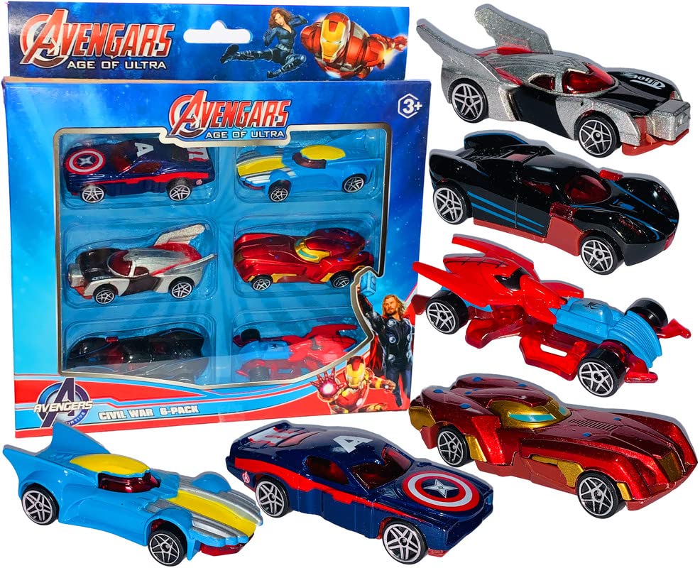 Jouet de voiture de course en alliage pour enfants - Avengers Anime – Image 9