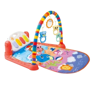 Tapis d'éveil gym et piano - Rouge