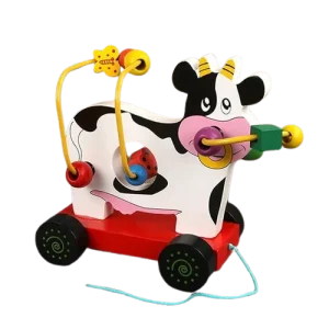 Boulier en bois - Vache