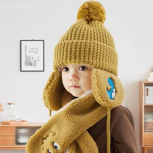 Ensemble Bonnet et écharpe Hiver pour Enfants