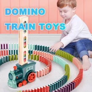 Jouet Domino Train pour Bébé, Jeux de Puzzle et de Construction