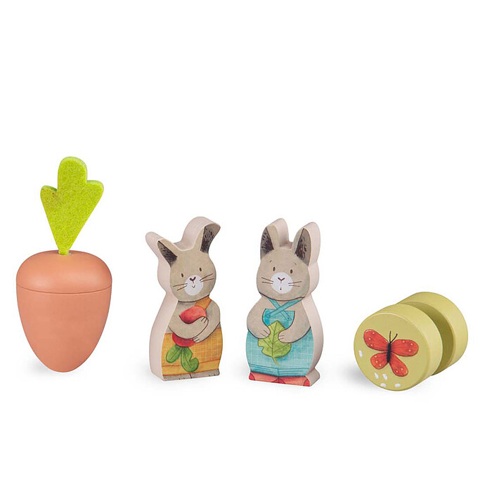 Jardin multi-activités Trois petits lapins – Moulin Roty – Image 4