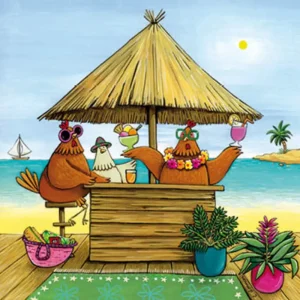 Carte poules cocktail – Titi Pinson