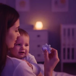 Anneau De Dentition Bébé Silicone | Fleur de Raisin