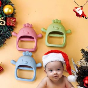 Anneau de Dentition Bébé Silicone | Gant d'Amour™ Poule