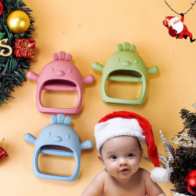 Anneau de Dentition Bébé Silicone | Gant d'Amour™ Poule