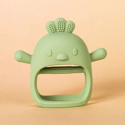 Anneau de Dentition Bébé Silicone | Gant d'Amour™ Poule – Image 4