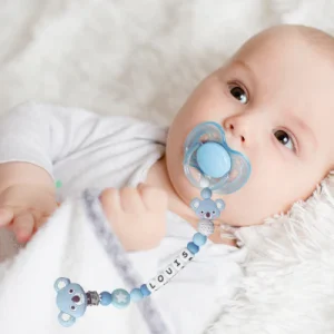 Attache Sucette Personnalisée Bébé Boulier Silicone | TYRY.HU