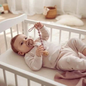 Attache tétine silicone boulier texturé | BubbleBall™