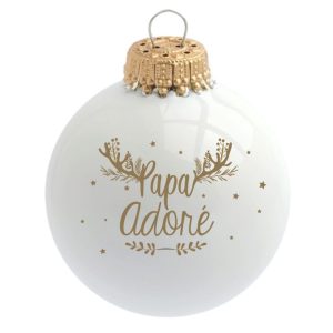 Boule de Noël – Papa adoré – BAUBELS