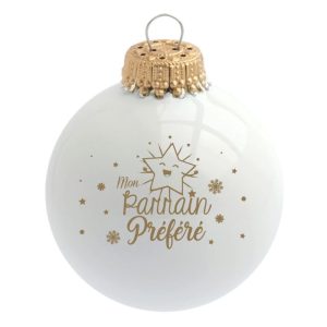 Boule de Noël – Parrain préféré – BAUBELS