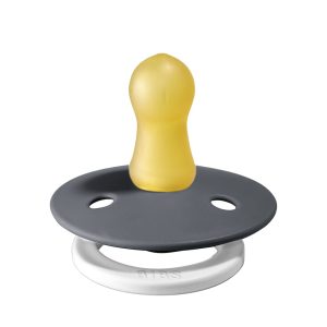 Tétine 0/6 mois – Gris Fer Phosphorescent – BIBS