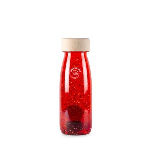 Bouteille sensorielle flottante rouge – PETIT BOUM