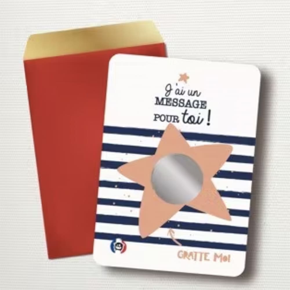 Carte à gratter Tu es une super Maitresse – Image 2