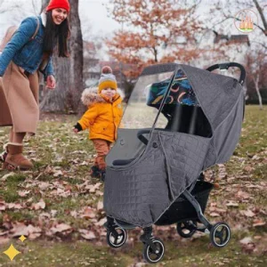 CHANCELIERE BEBE | Imperméable gris clair Canopy™
