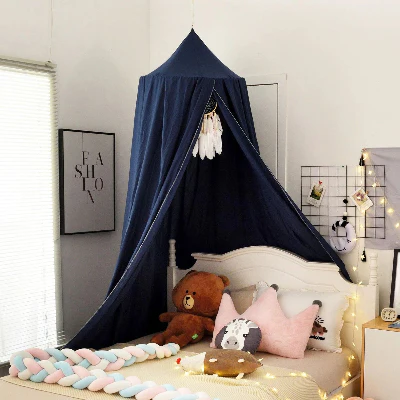 Ciel de lit pour bebe-|TenteBATTILO|-Bleu de mer – Image 3