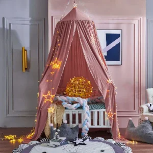 Ciel de lit pour bebe-|TenteBATTILO|-Rosette