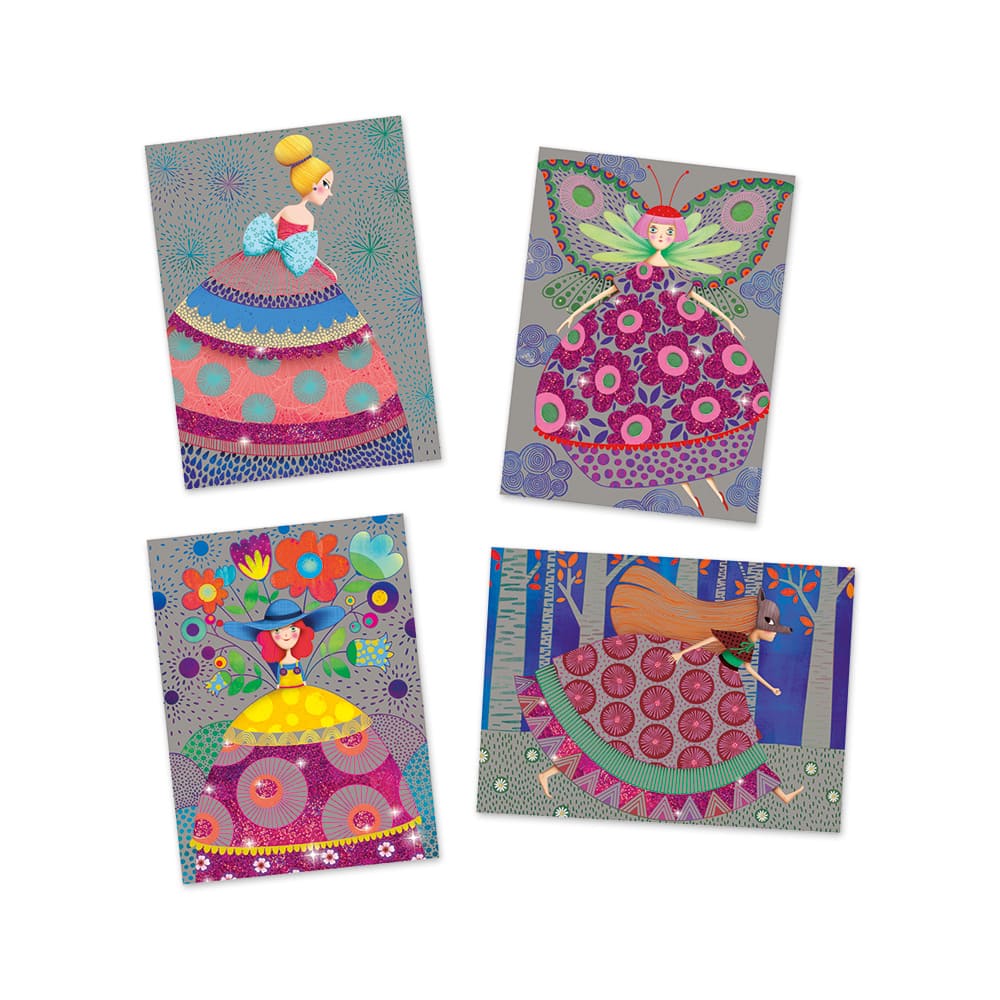 Cartes à gratter le bal des coquettes – DJECO – Image 3