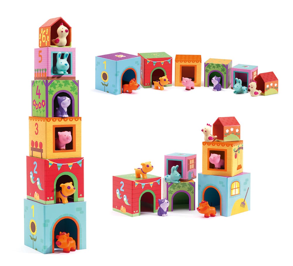 Cubes imagiers topanifarm – DJECO – Image 2