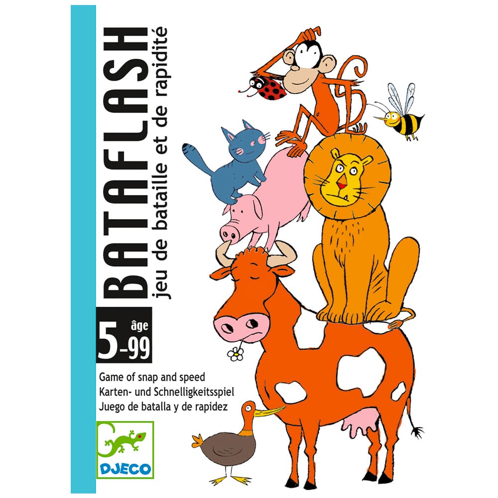 Jeu de cartes bataflash bataille & rapidité – DJECO