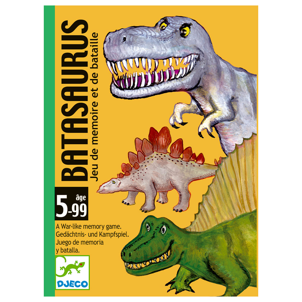 Jeu de cartes batasaurus mémoire & bataille – DJECO