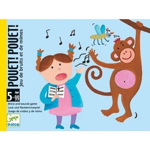 Jeu de cartes pouet ! Pouet ! bruits & mimes – DJECO