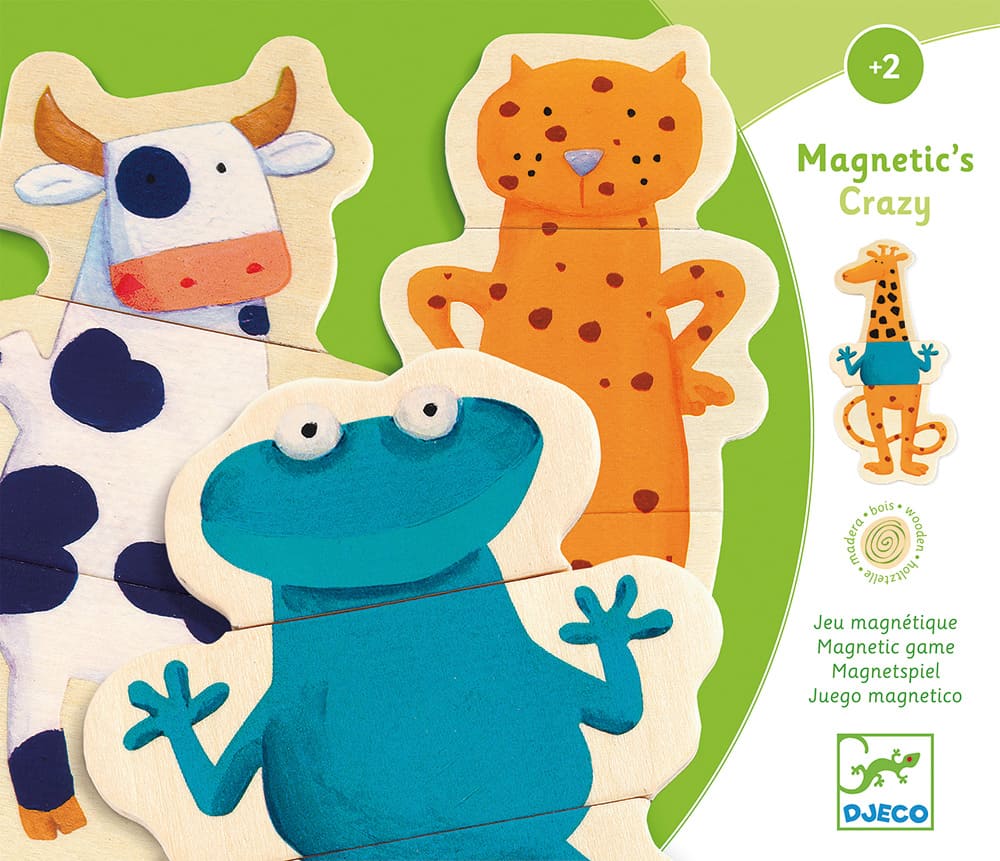 Jeu magnétique crazy animaux – DJECO