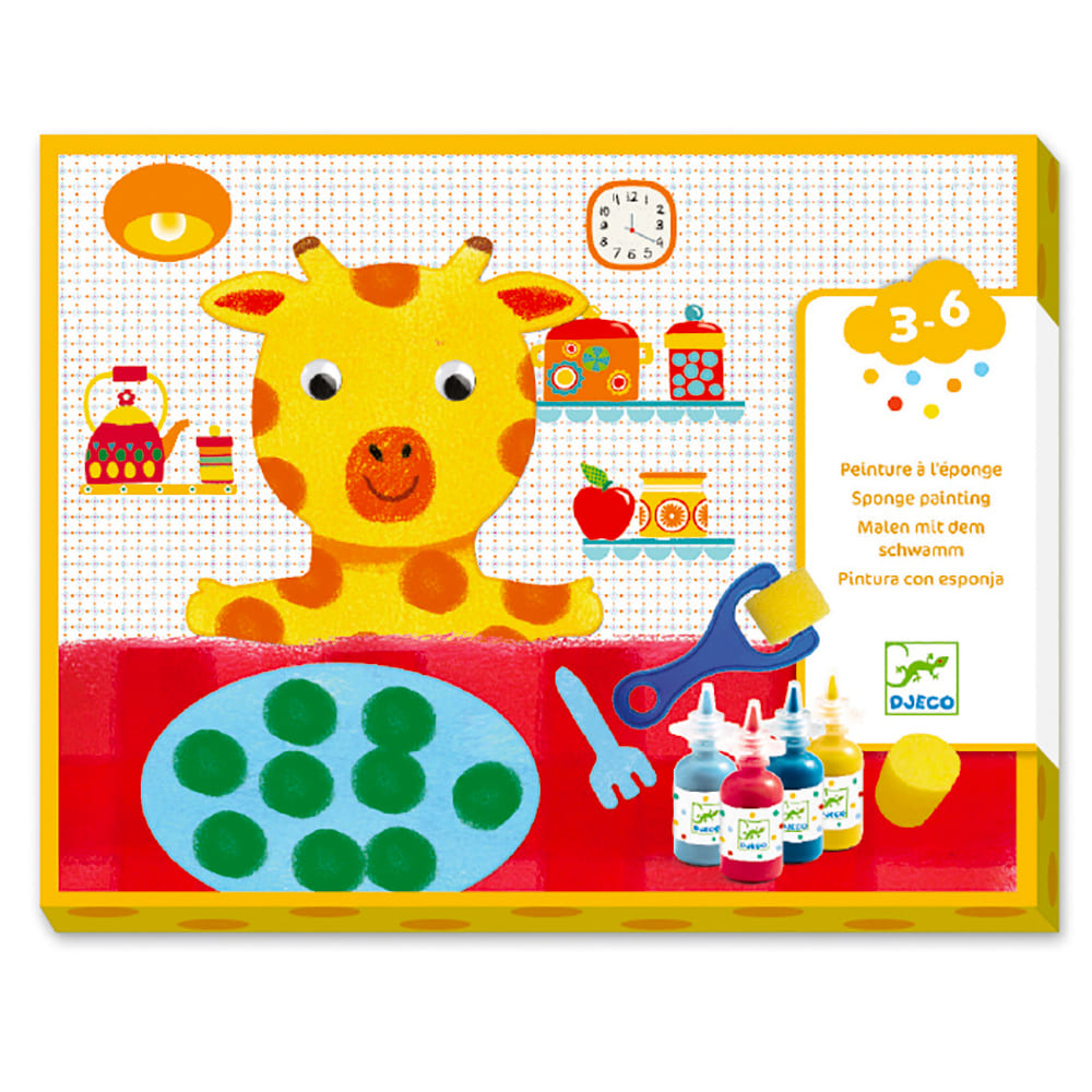 Peinture à l’eponge – DJECO