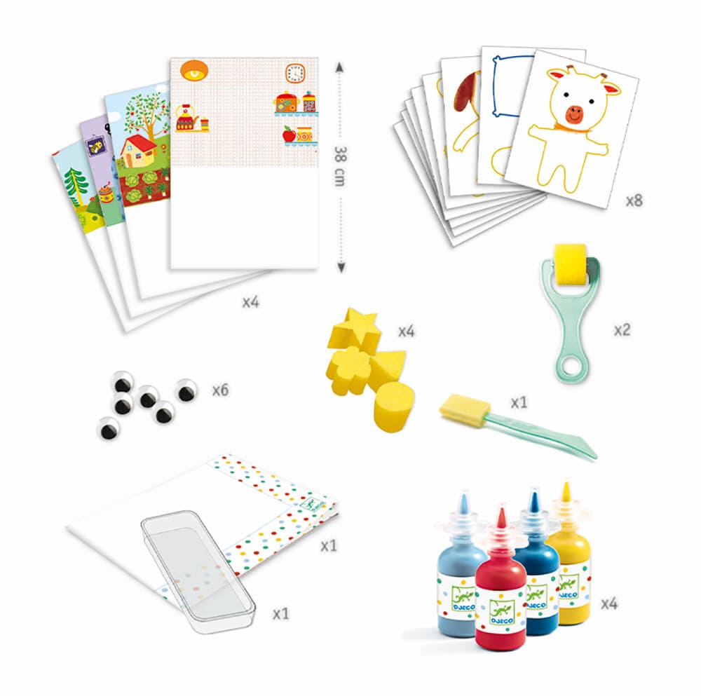 Peinture à l’eponge – DJECO – Image 2