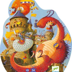 Puzzle 54 pièces vaillant et le dragon – DJECO