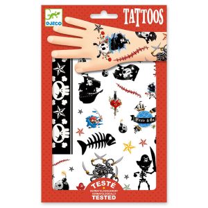 Tatouages éphémères pirates – DJECO