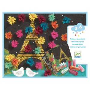 Tableau de pompons explosion de pompons – DJECO