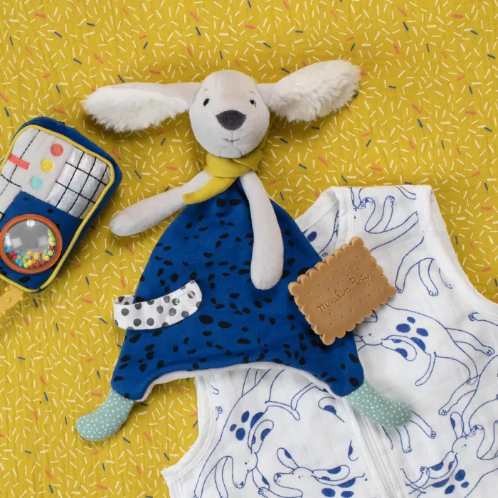 Doudou Puce Bleu Puce et Pilou – MOULIN ROTY – Image 2