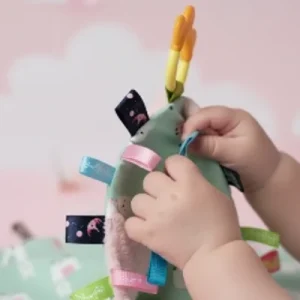 Doudou Étiquette Bébé avec Anneau | LittleBlanket™