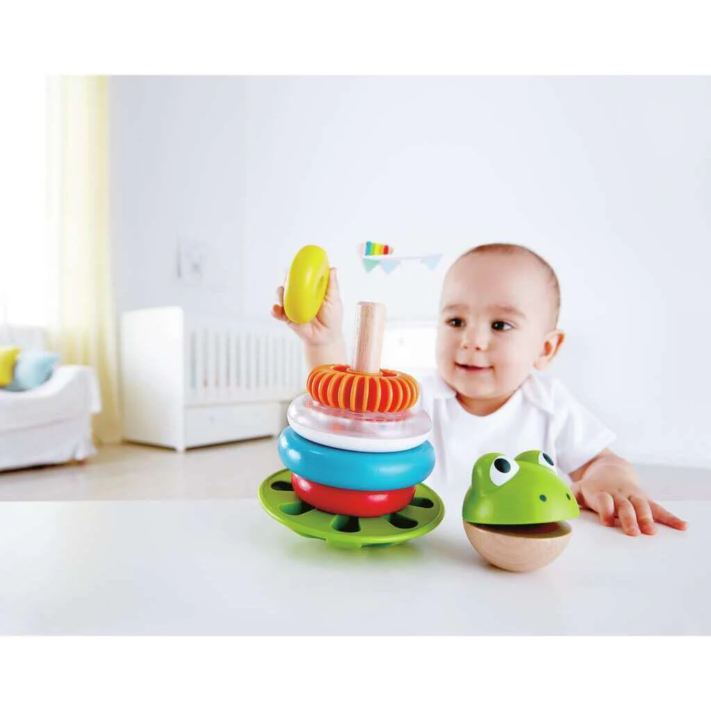 Anneaux à empiler M. Grenouille - Hape – Image 2