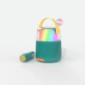 Enceinte Karaoke et lumineuse Bleu – MOB