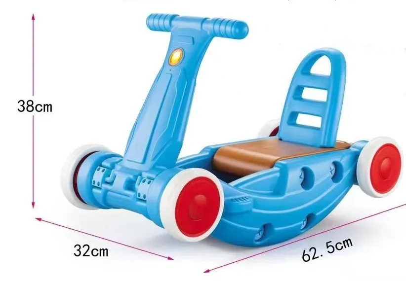 Trotteur à bascule 3 en 1 Bleu – Image 9